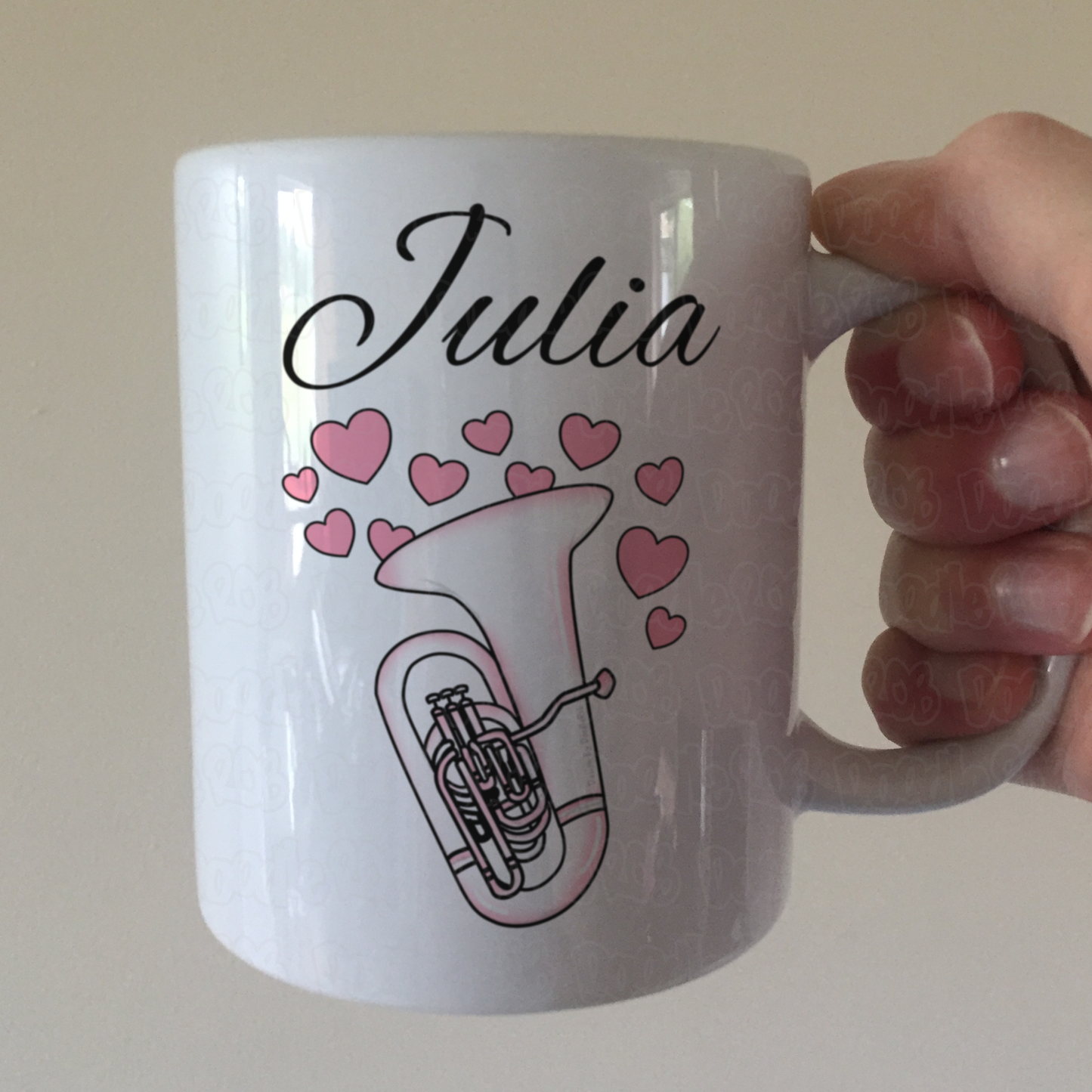 Tuba Wedding Personalised Mug - Tubaist Brass Musician Custom Gift