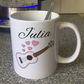 Ukulele Wedding Personalised Mug - Uke Player Musician Custom Gift