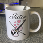 Violin Wedding Personalised Mug - Violinist Musician Custom Gift