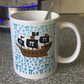 Maths Teacher Mug - Pi Day Pirate Ship - Funny Mathematician Gift