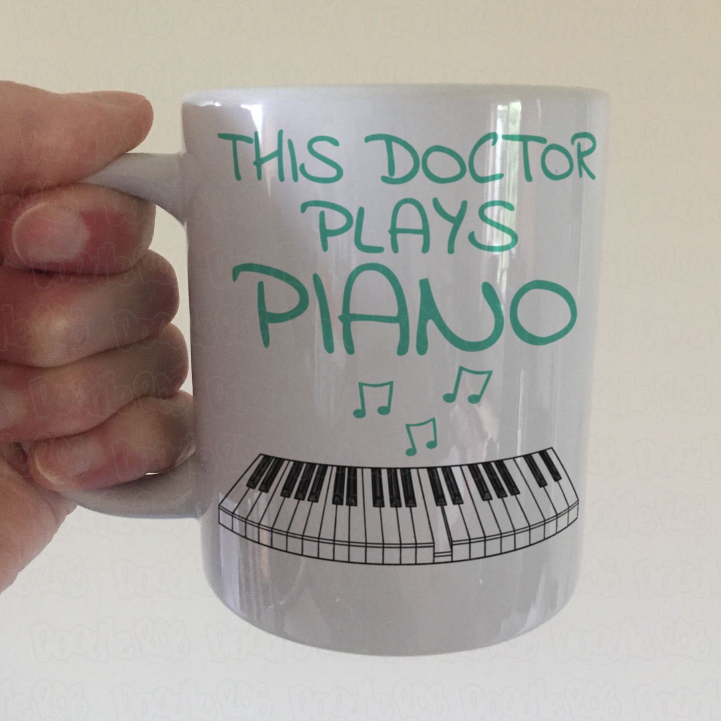 Doctor Piano Mug - This Doctor Plays Piano - Musician Gift For Doctor