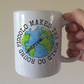 Piccolo Mug - Piccolo Makes The World Go Round - Piccoloist Mug - Woodwind Teacher Gift