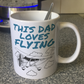 Propeller Plane Father's Day Mug - This Dad Loves Flying - Pilot Aviation Enthusiast Gift