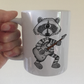 Raccoon Playing Electric Guitar Mug - Funny Electric Guitarist Mug - Music Gift For Animal Lovers