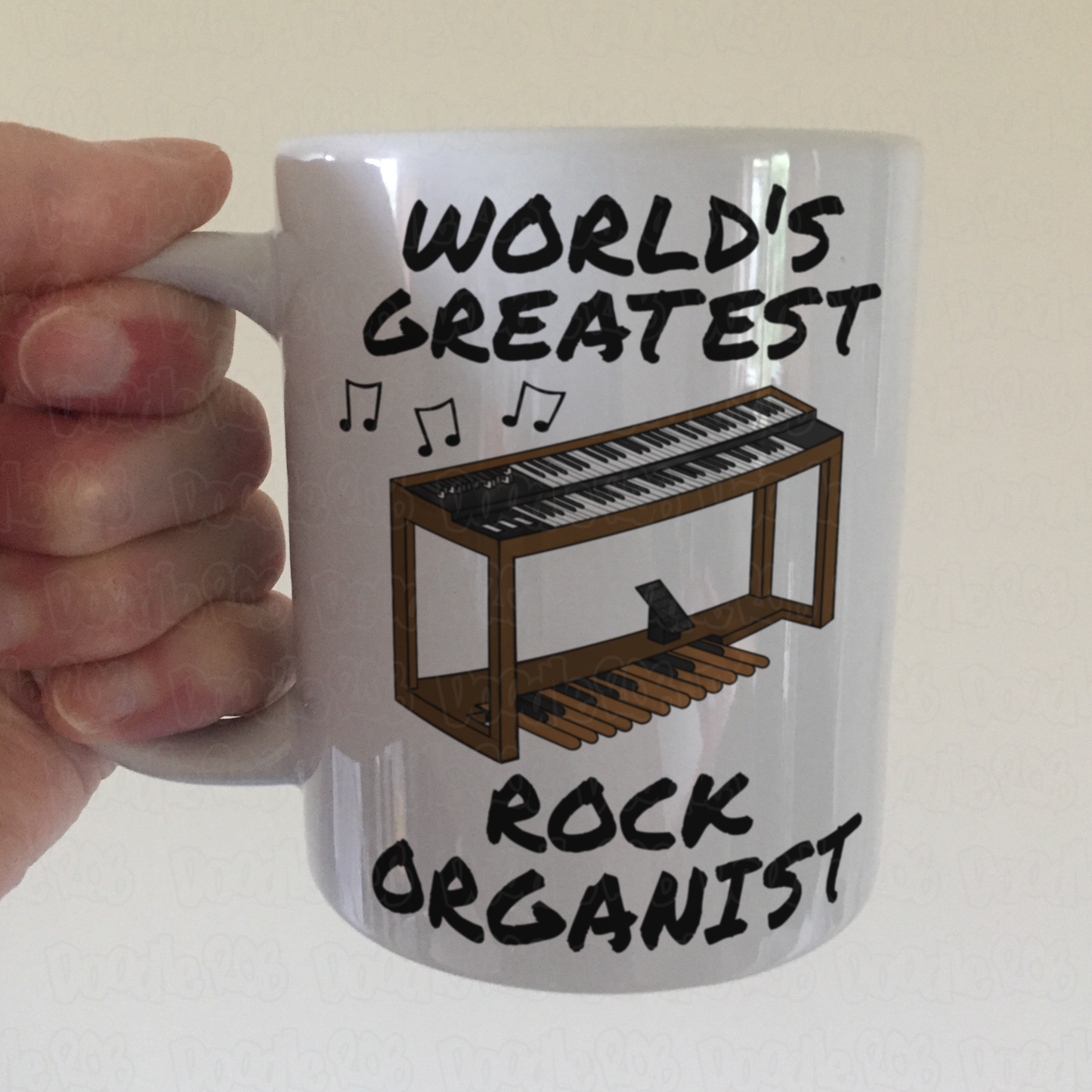 Rock Organ Mug - World's Greatest Rock Organist - Organ Teacher Gift