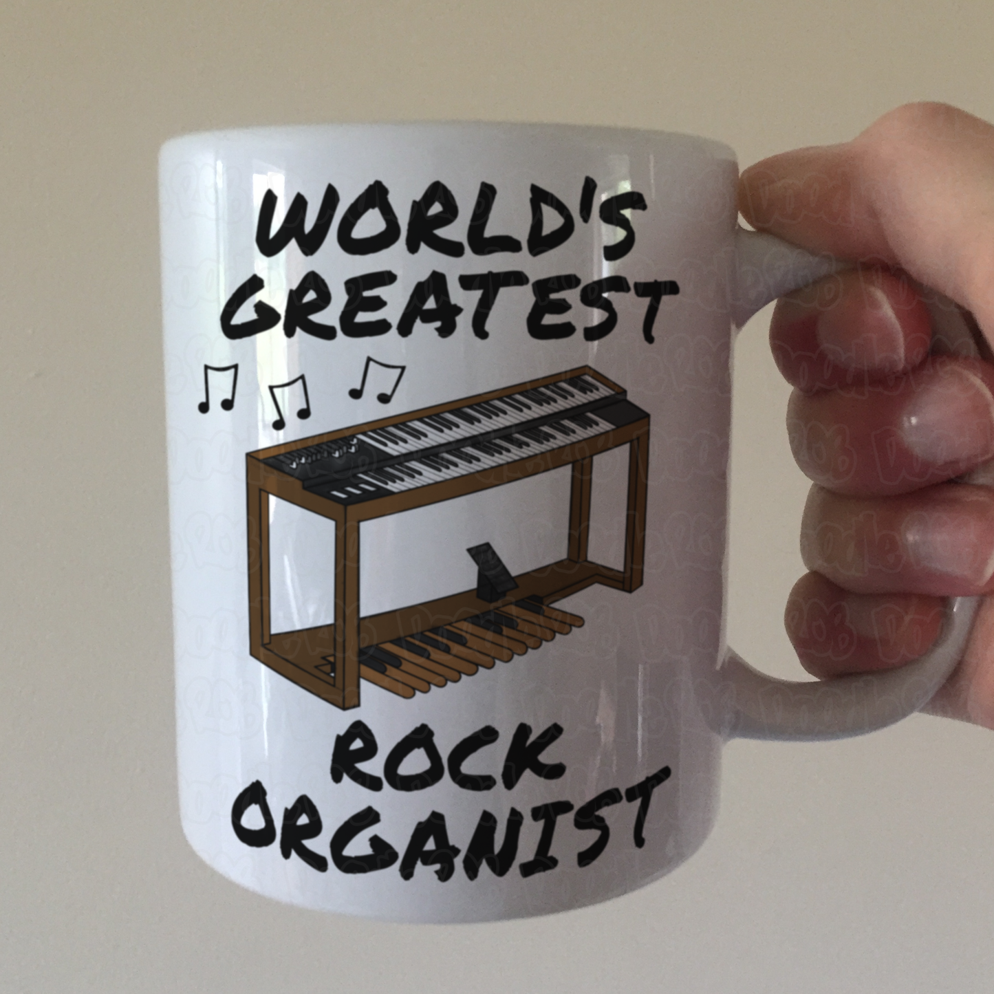 Rock Organ Mug - World's Greatest Rock Organist - Organ Teacher Gift