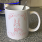 Floral Easter Bunny Mug - Cherry Blossom Gift For Her - Sakura Gift For Mum