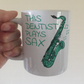 Dentist Saxophone Mug - This Dentist Plays Sax - Saxophonist Gift For Dentist