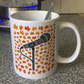 Autumn Singer Microphone Mug (Leaves) - Gift For Vocalist - Singing Teacher Mug - Musician Gift For Fall or Thanksgiving