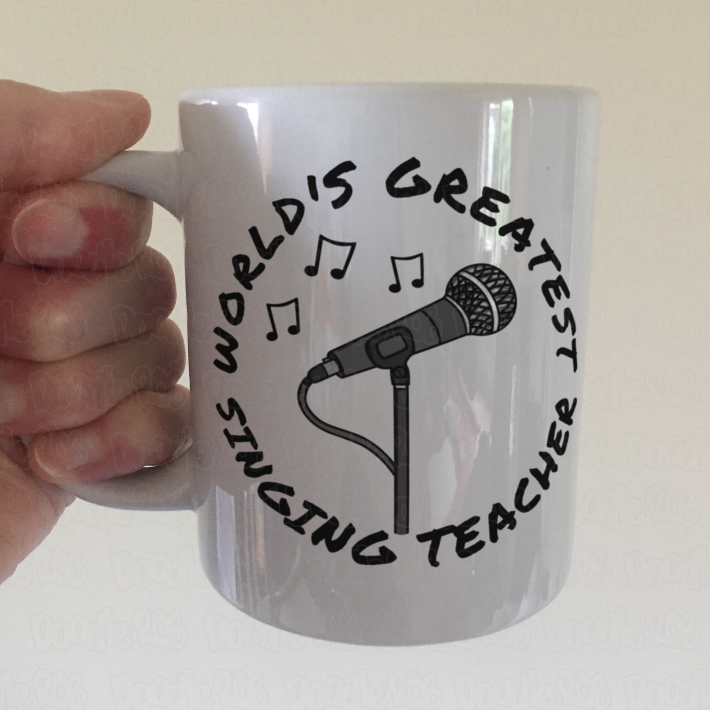 Singer Teacher Mug - World's Greatest Singing Teacher - Gift For Vocal Coach
