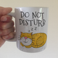 Sleeping Cat Mug - Do Not Disturb Mug - Cat Gift For Mum - Funny Retirement Mug