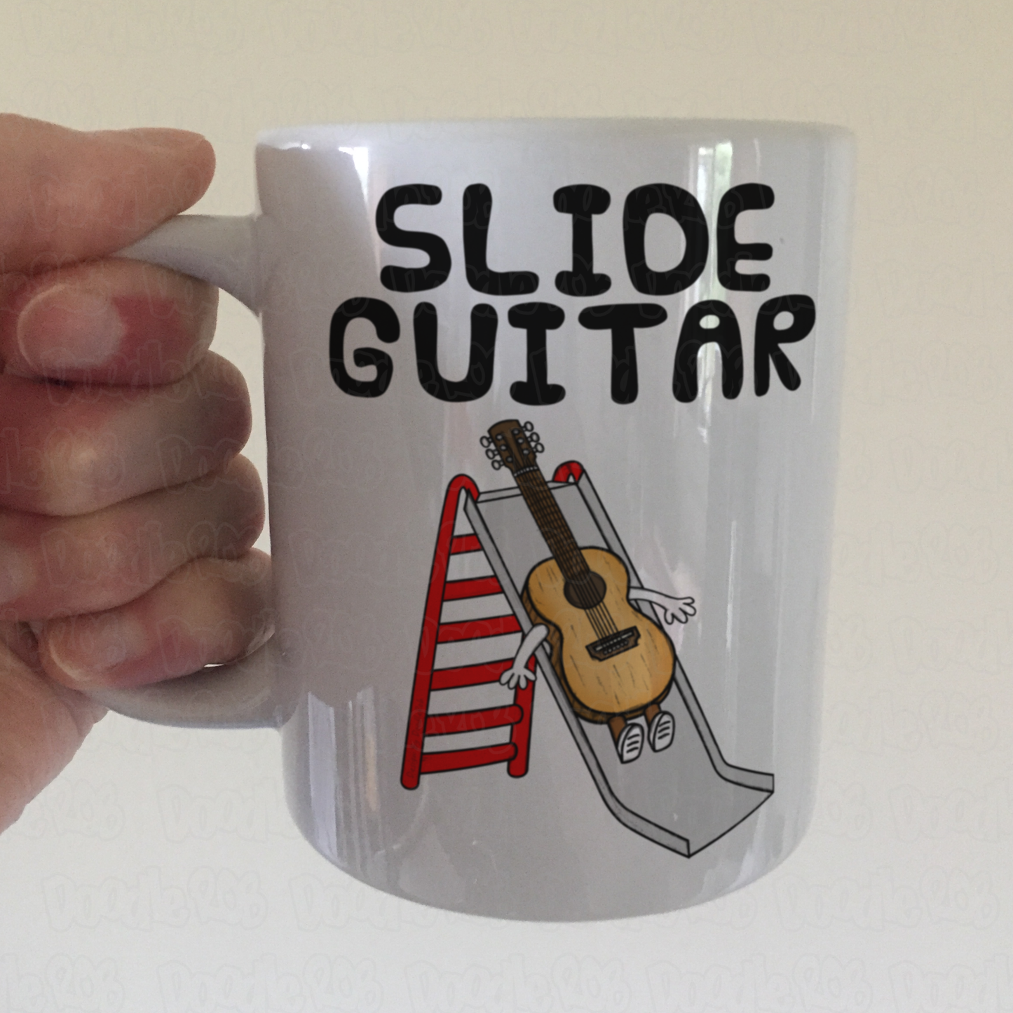 Funny Slide Guitar Mug - Gift For Slide Guitarist - Guitar Teacher Mug