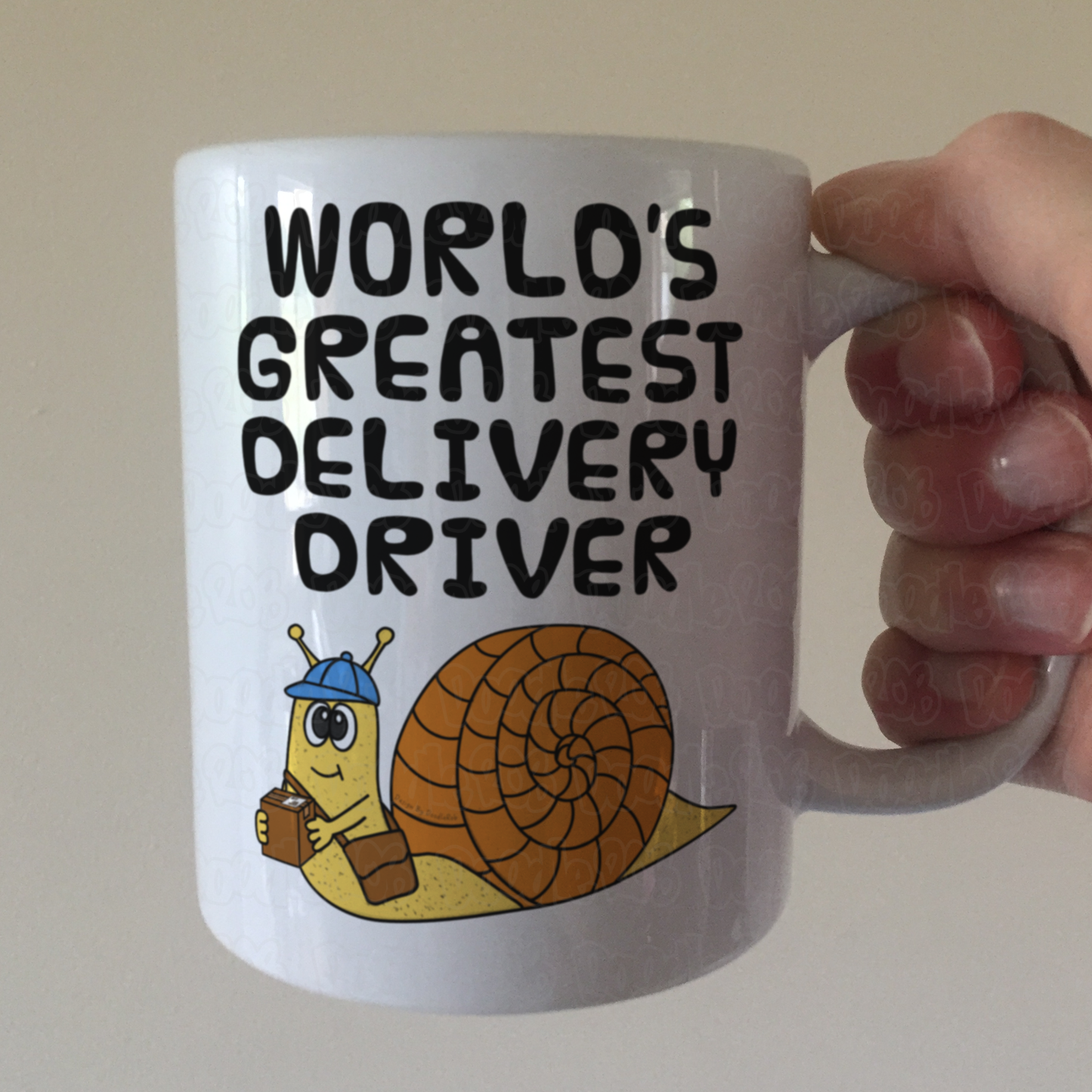 Funny Delivery Driver Mug (Snail) - World's Greatest Delivery Driver