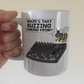 Bee Sound Engineer Mug - Where's That Buzzing Coming From? - Funny Musician Gift