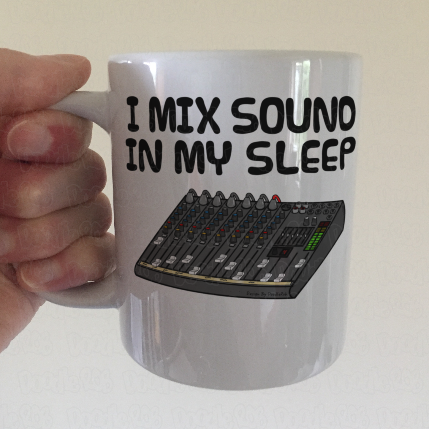 Funny Sound Engineer Mug - I Mix Sound In My Sleep - Audio Tech Musician Gift