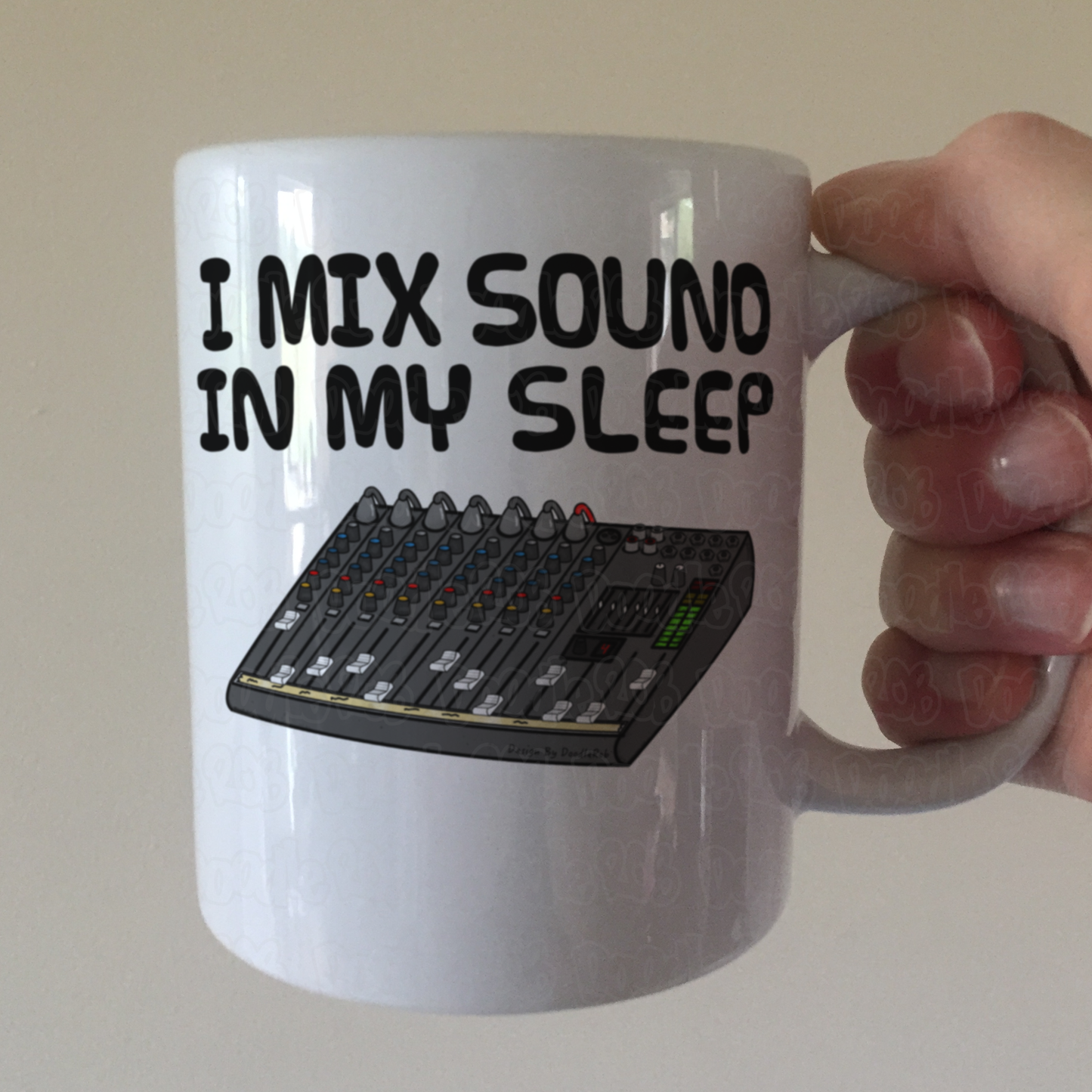 Funny Sound Engineer Mug - I Mix Sound In My Sleep - Audio Tech Musician Gift