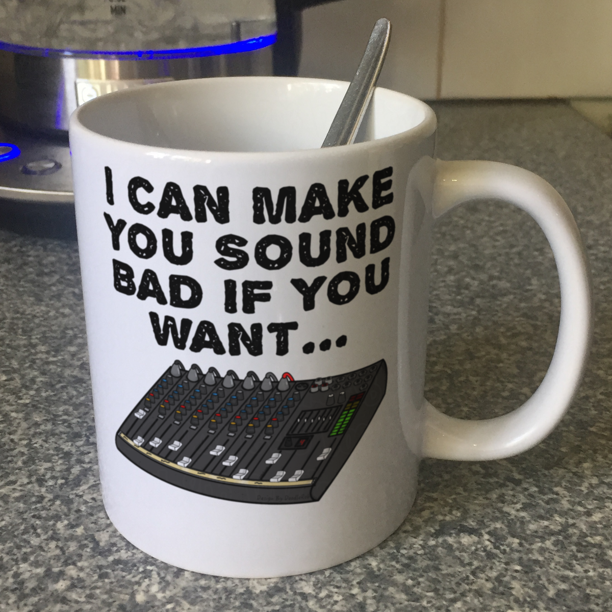 Funny Sound Guy Mug - I Can Make You Sound Bad If You Want - Sound Engineer Humour