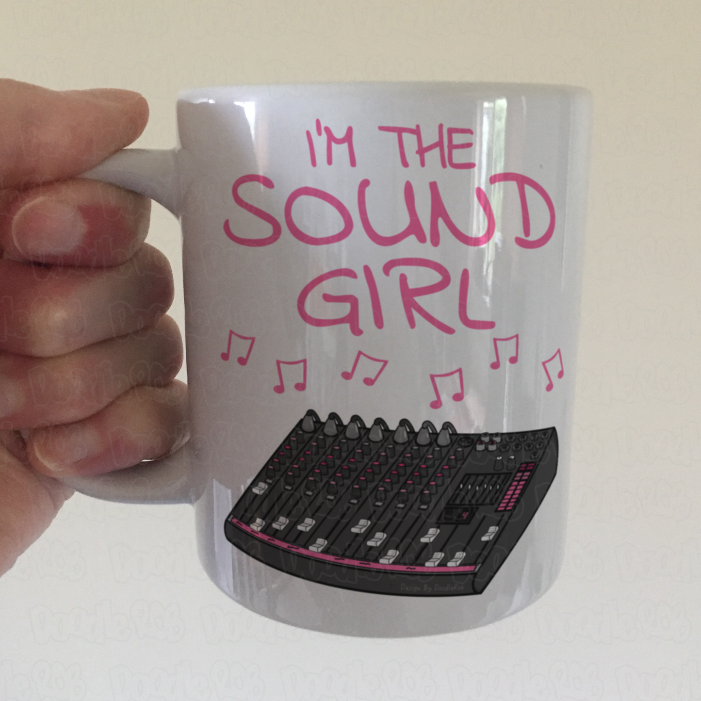 Female Sound Engineer Mug - I'm The Sound Girl - Sound Engineering Gift For Her