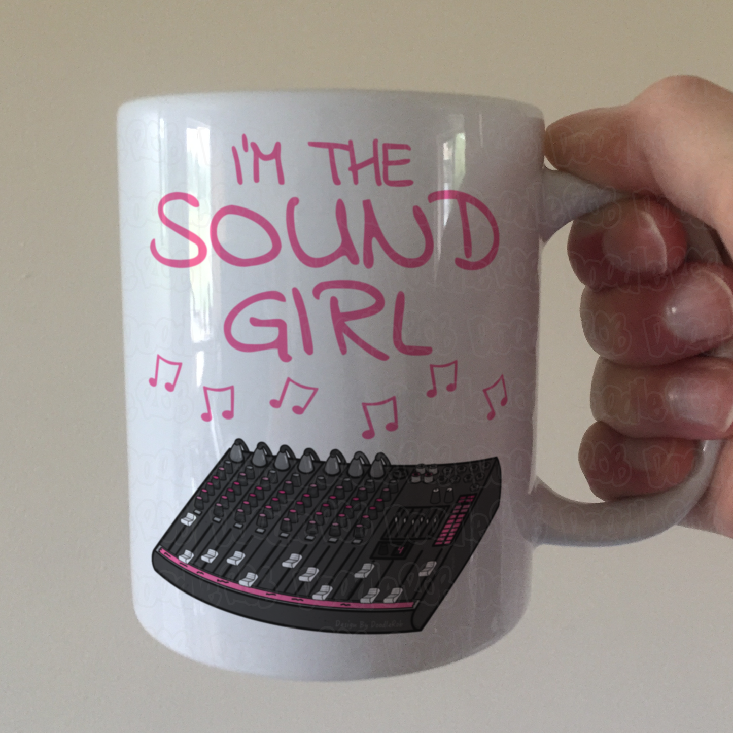 Female Sound Engineer Mug - I'm The Sound Girl - Sound Engineering Gift For Her