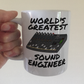 Sound Engineer Mug - World's Greatest Sound Engineer - Funny Sound Guy Gift