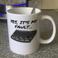 Funny Sound Engineer Mug - Yes, I's My Fault - Sound Guy Gift - Musician Humour