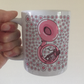Sousaphone Floral Mug (Pink Flowers) - Female Sousaphonist - Brass Musician Gift For Girl