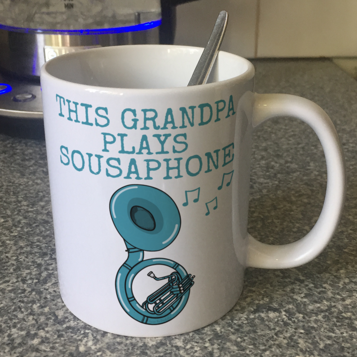 Sousaphone Father's Day Mug - This Grandpa Plays Sousaphone - Sousaphonist Brass Musician Gift
