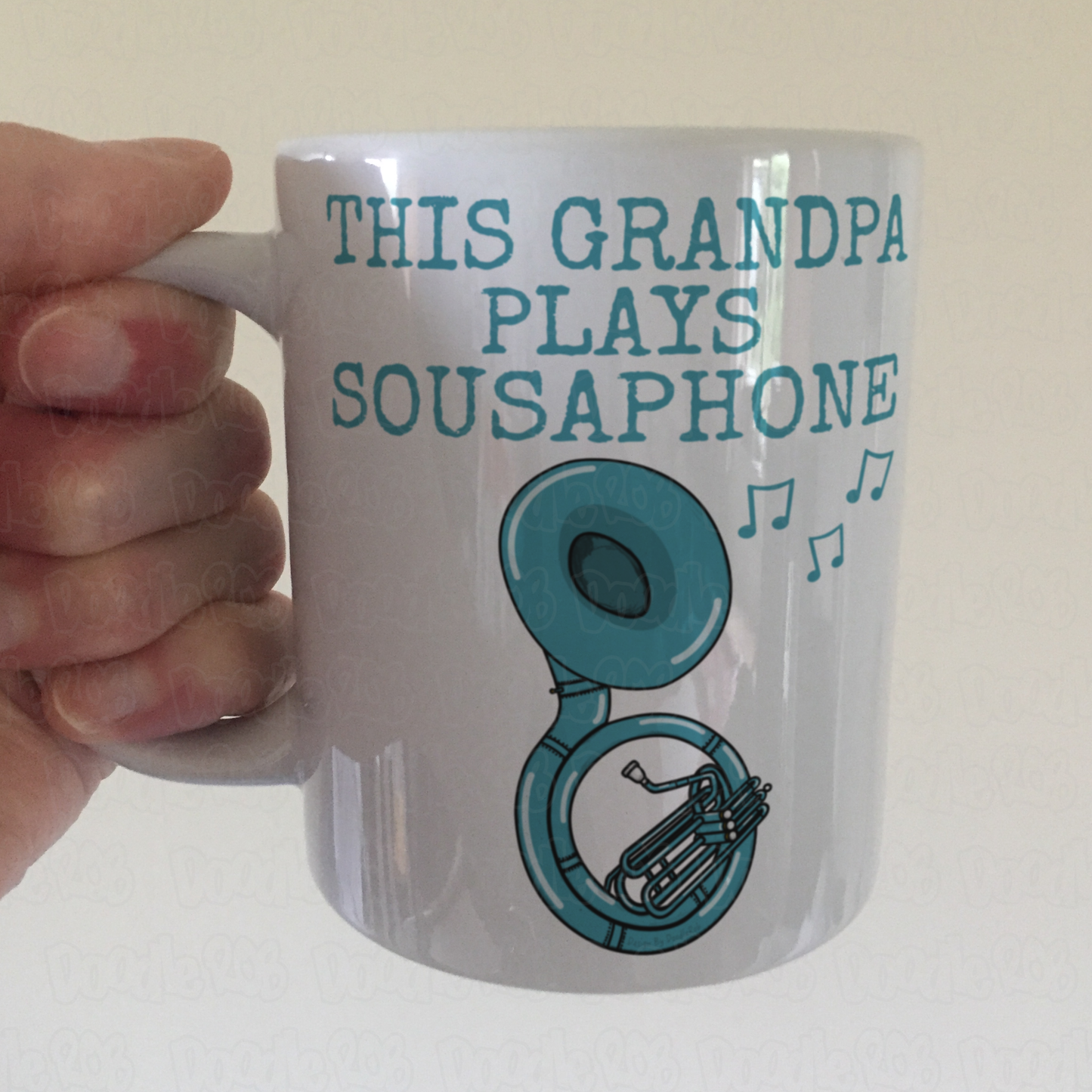 Sousaphone Father's Day Mug - This Grandpa Plays Sousaphone - Sousaphonist Brass Musician Gift