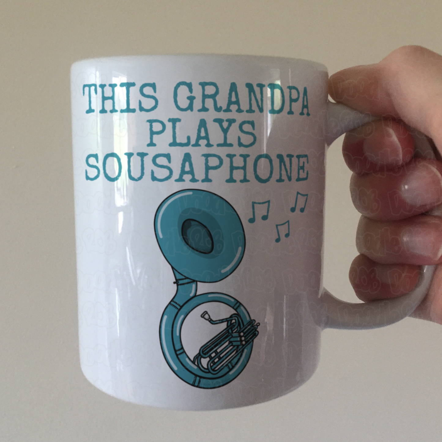 Sousaphone Father's Day Mug - This Grandpa Plays Sousaphone - Sousaphonist Brass Musician Gift
