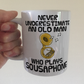 Funny Sousaphone Mug - Never Underestimate An Old Man Who Plays Sousaphone - Sousaphonist Brass Musician Gift For Him