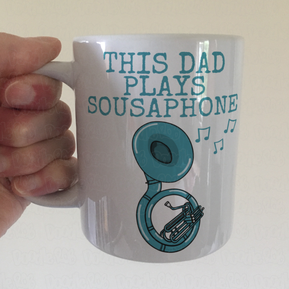 Sousaphone Father's Day Mug - This Dad Plays Sousaphone - Sousaphonist Brass Musician Gift