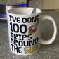 Space Rocket 100th Birthday Mug - I've Done 100 Trips Around The Sun - Funny 100th Birthday Gift