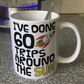 Space Rocket 60th Birthday Mug - I've Done 60 Trips Around The Sun - Funny 60th Birthday Gift