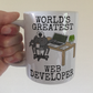 Funny Web Developer Mug - World's Greatest Web Developer - Spider Gift For Web Designer