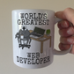 Funny Web Developer Mug - World's Greatest Web Developer - Spider Gift For Web Designer