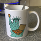 Funny Statue Of Liberty Mug - Statue Of Liberty Holding Pizza - Gift For Pizza Lovers
