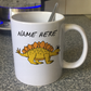 Stegosaurus Personalised Mug - Custom Dinosaur Gift - Personalised Dinosaur Mug
