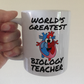 Biology Teacher Mug - World's Greatest Biology Teacher - Science Teacher Gift