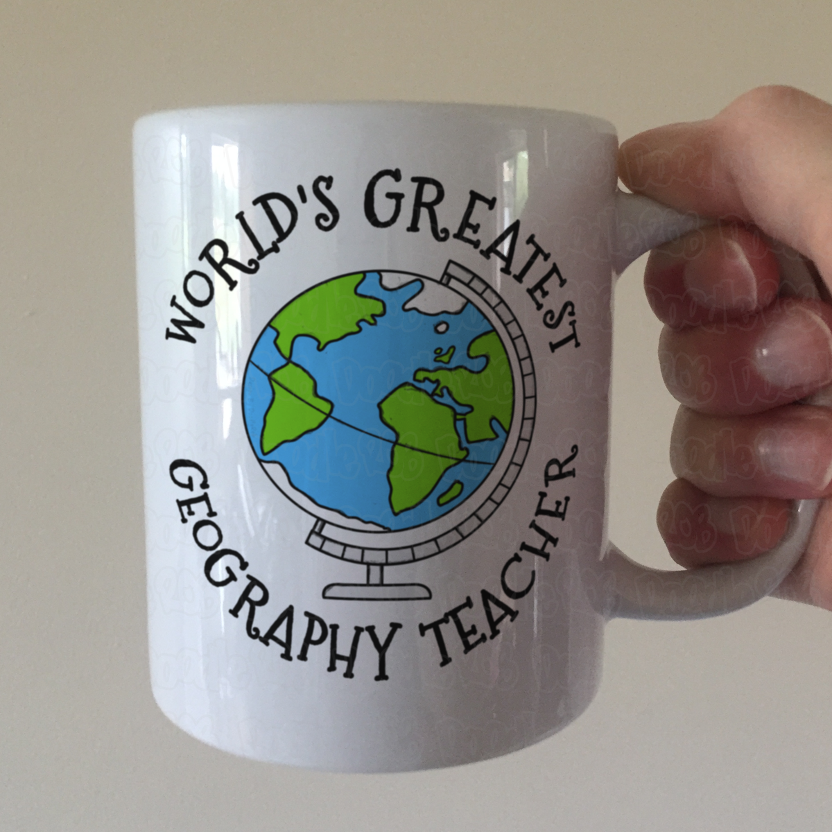 Geography Teacher Mug - World's Greatest Geography Teacher - Funny Teacher Gift