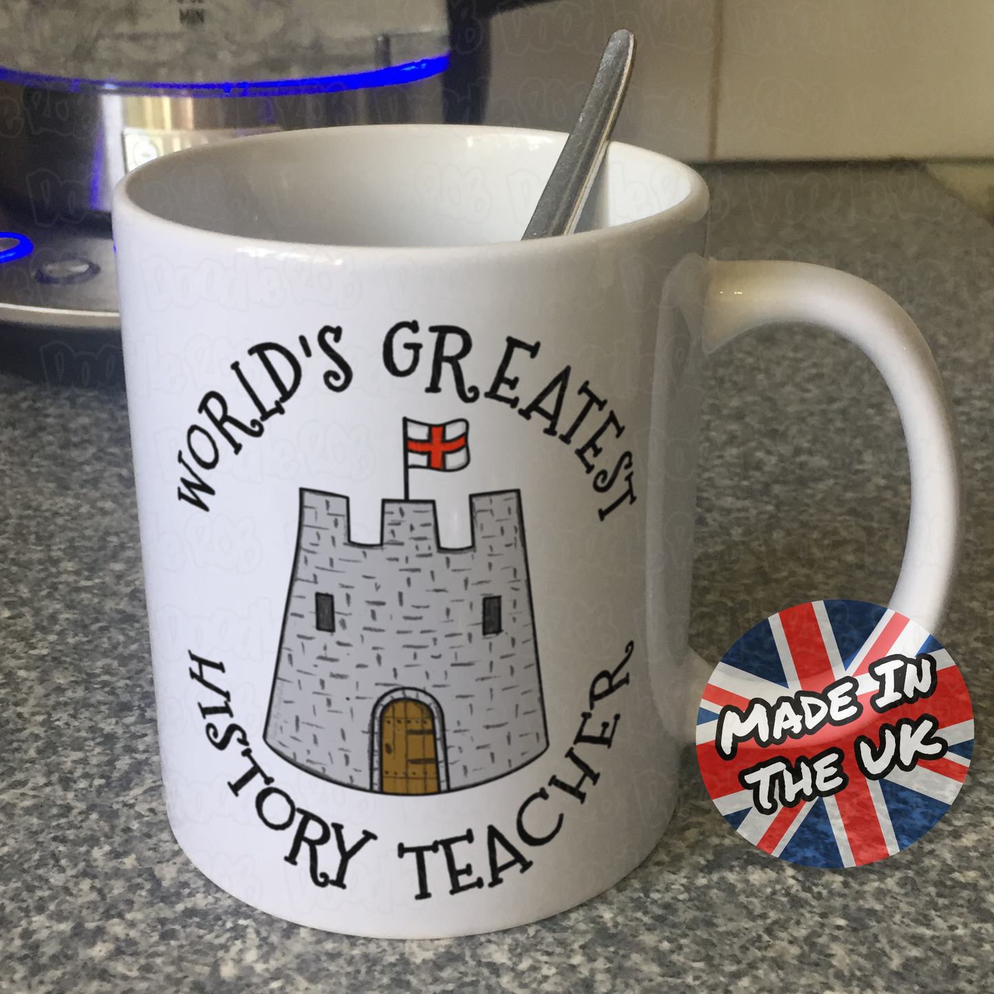History Teacher Mug - World's Greatest History Teacher - Funny Teacher Gift