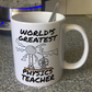 Physics Teacher Mug - World's Greatest Physics Teacher - Science Teacher Gift