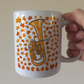 Autumn Tenor Horn Mug (Leaves) - Gift For Horn Player - Brass Musician Gift For Fall or Thanksgiving