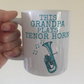 Tenor Horn Father's Day Mug - This Grandpa Plays Tenor Horn - Brass Musician Gift