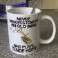 Funny Tenor Horn Mug - Never Underestimate An Old Man Who Plays Tenor Horn - Brass Musician Gift For Him