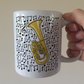 Tenor Horn Musical Notes Mug - Gift For Horn Player - Brass Musician Gift