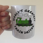Steam Train Mug (Green) - World's Greatest Train Driver - Model Railway Enthusiast Gift
