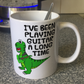 Dinosaur Electric Guitar Mug - I've Been Playing Guitar A Long Time - Funny Gift For Guitarist
