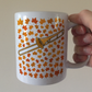 Autumn Trombone Mug (Leaves) - Gift For Trombonist - Brass Musician Gift For Fall or Thanksgiving