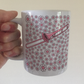 Trombone Floral Mug (Pink Flowers) - Female Trombonist - Brass Musician Gift For Girl