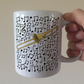 Trombone Musical Notes Mug - Gift For Trombonist - Brass Musician Orchestra Gift